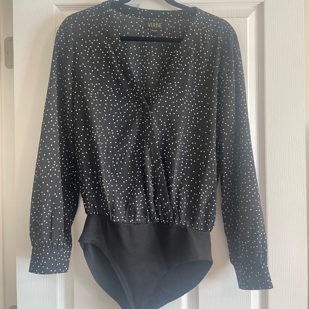 Vixbe Polka Dot Bodysuit